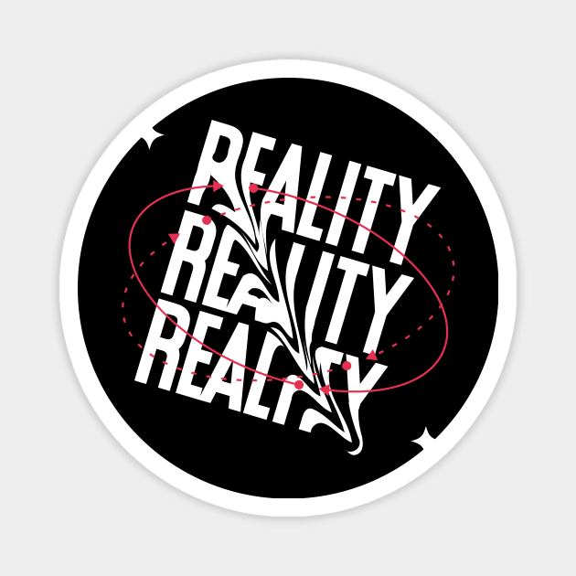 Simple Reality Typography Magnet by neverland-gifts